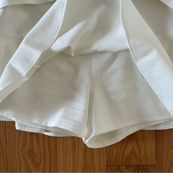 Zara white mini skort - Picture 3 of 6